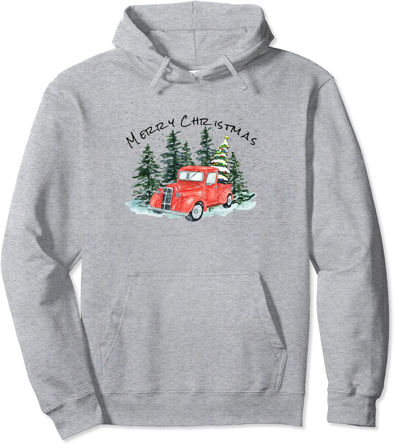 Vintage Red Truck Christmas Xmas Decor Pajamas For Family